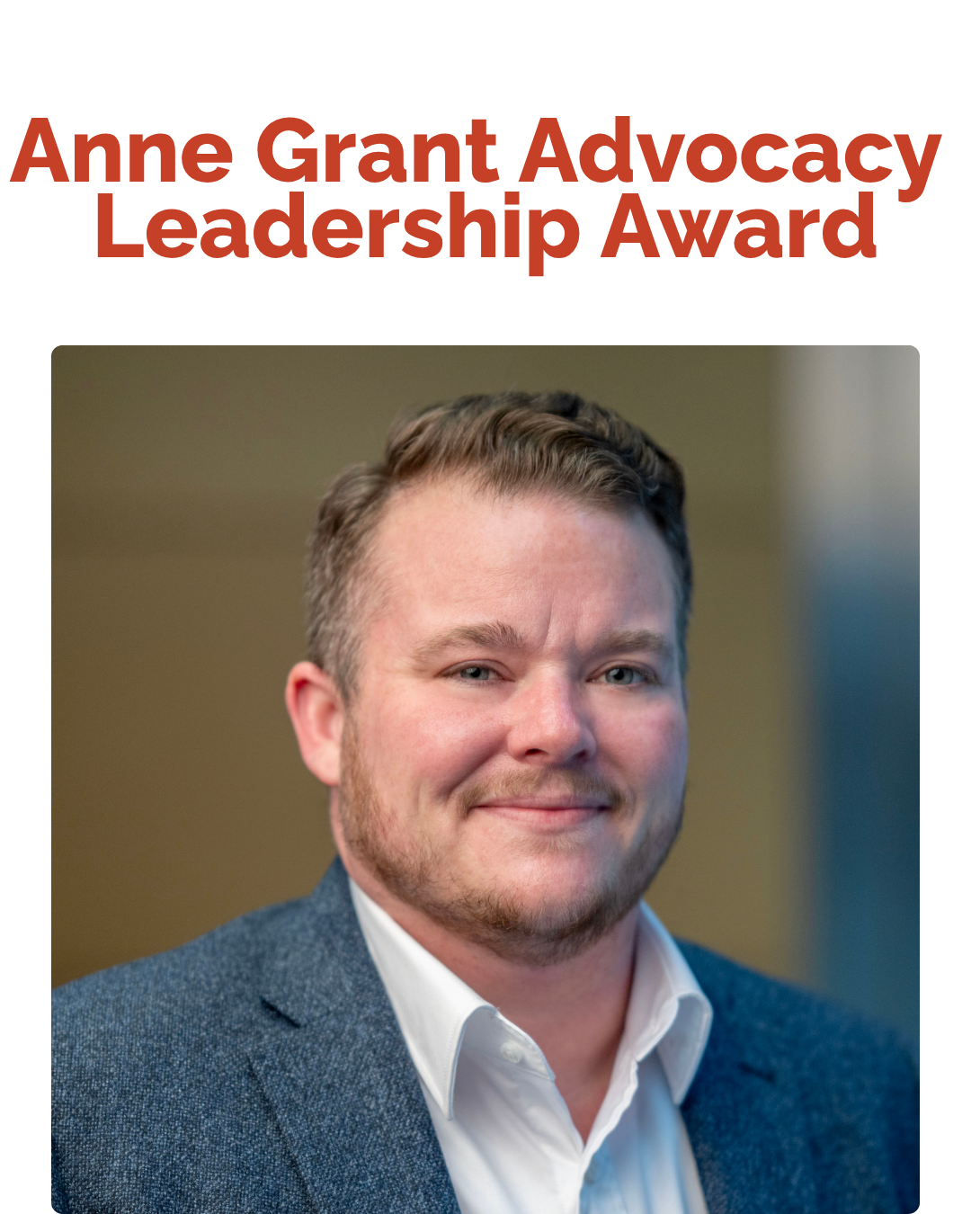 Anne Grant Award Al Asante Facey
