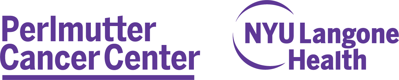 Perlmutter NYULH Horizontal Lockup Purple CMYK