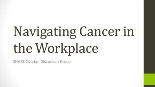 Navigating Cancer in the Workplace cover