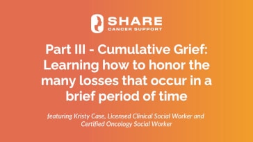 Part III Cumulative Grief1