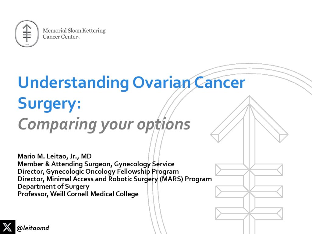 Ovary Cancer Surgery SHARE webinarr 9 2025 (1).pptx page 0001