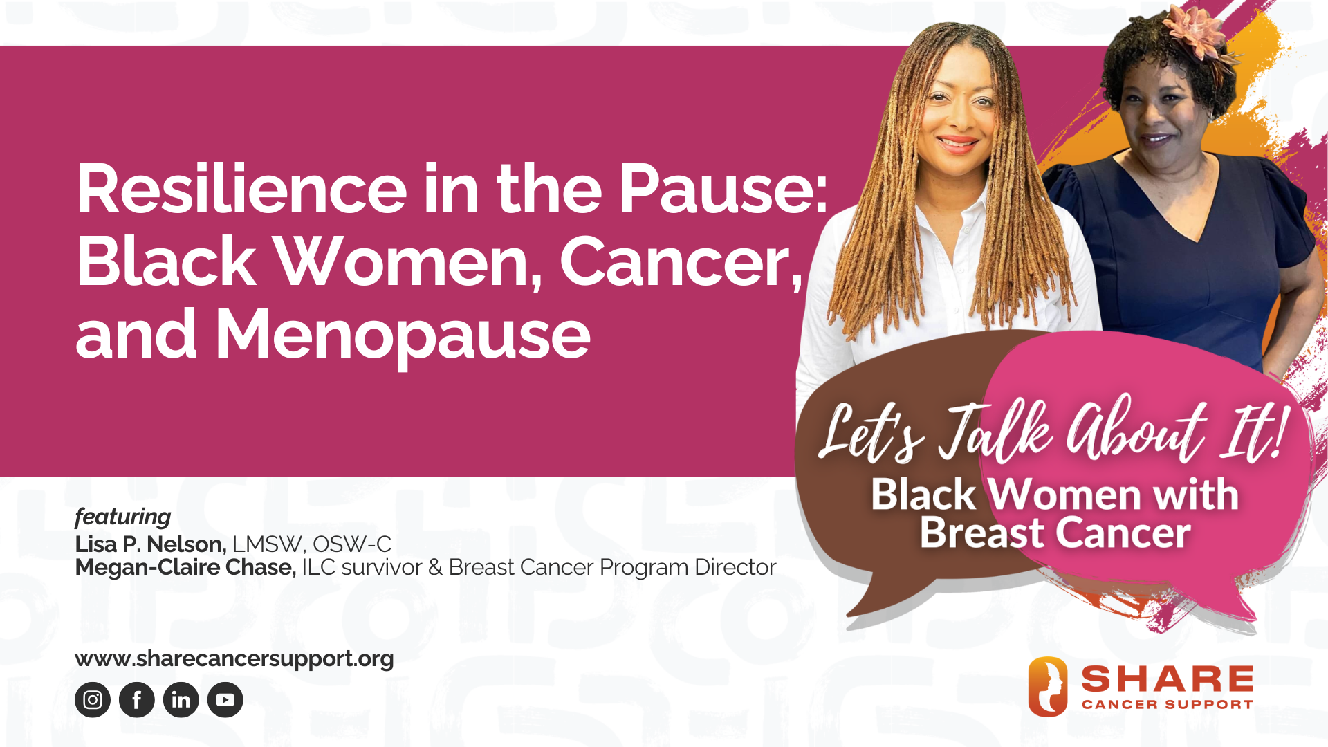 LTAI BREAST Resilience in the Pause Black Women, Cancer, and Menopause