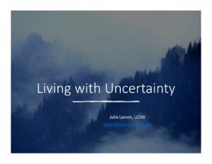 Living With Uncertainty page 0001