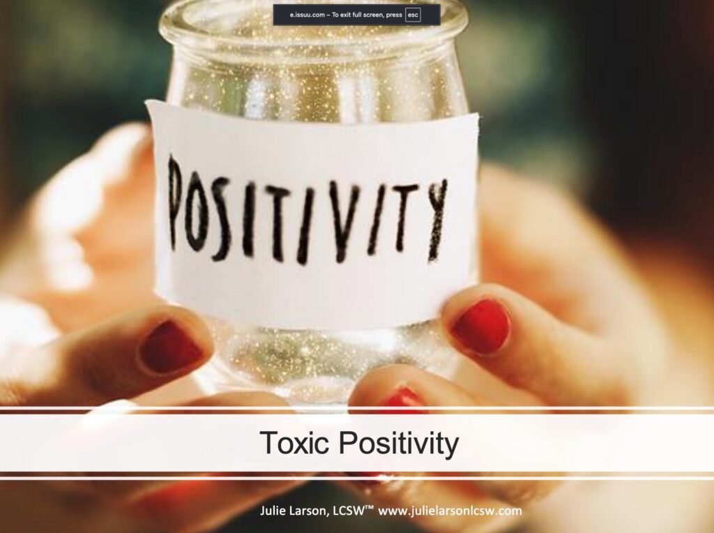 Let's Talk About It: Gynecologic Cancer (Toxic Positivity: When Positivity Feels Dismissive)